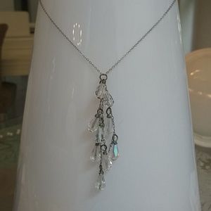 Antique crystal necklace